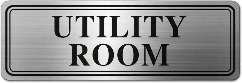 LEMBANG Metal Stainless Steel Authorized Personnel Only Sign，9x3in (Utility Room) - Image 1